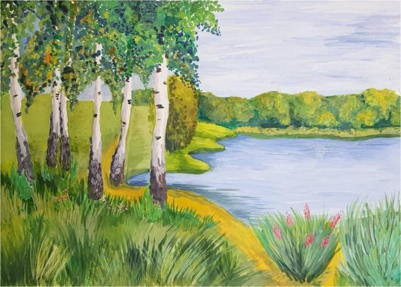 Природа рисунок