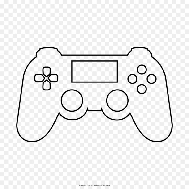 Раскраска джойстик ps5