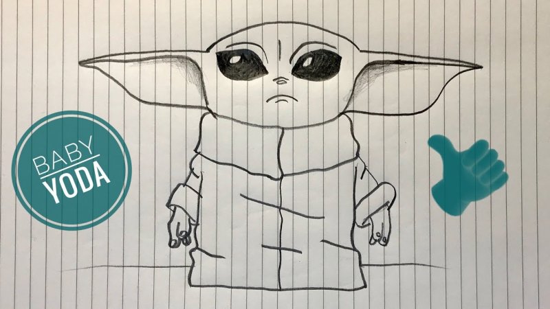 Рисунок карандашом лёгкий йода