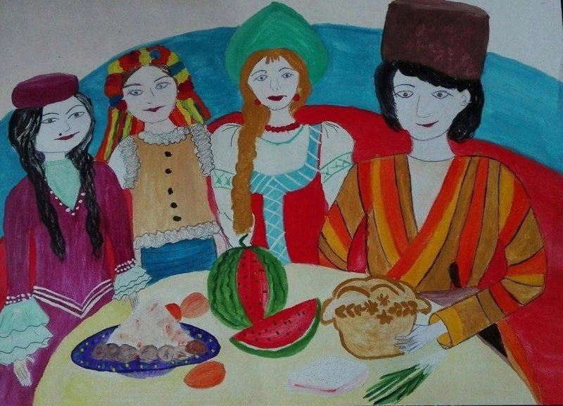 Конкурс рисунков Дружба народов