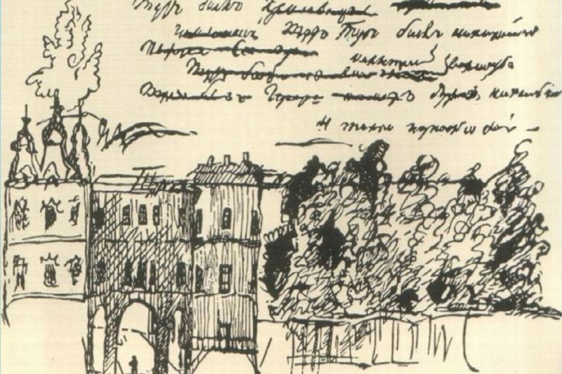 царскосельский лицей зарисовки пушкина