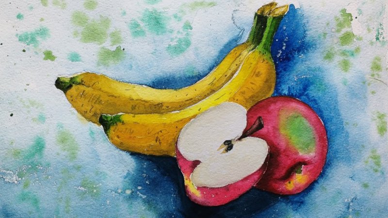 Натюрморт легкий красками для начинающих
