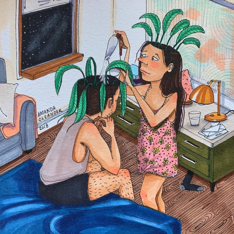 Amanda Oleander рисунки