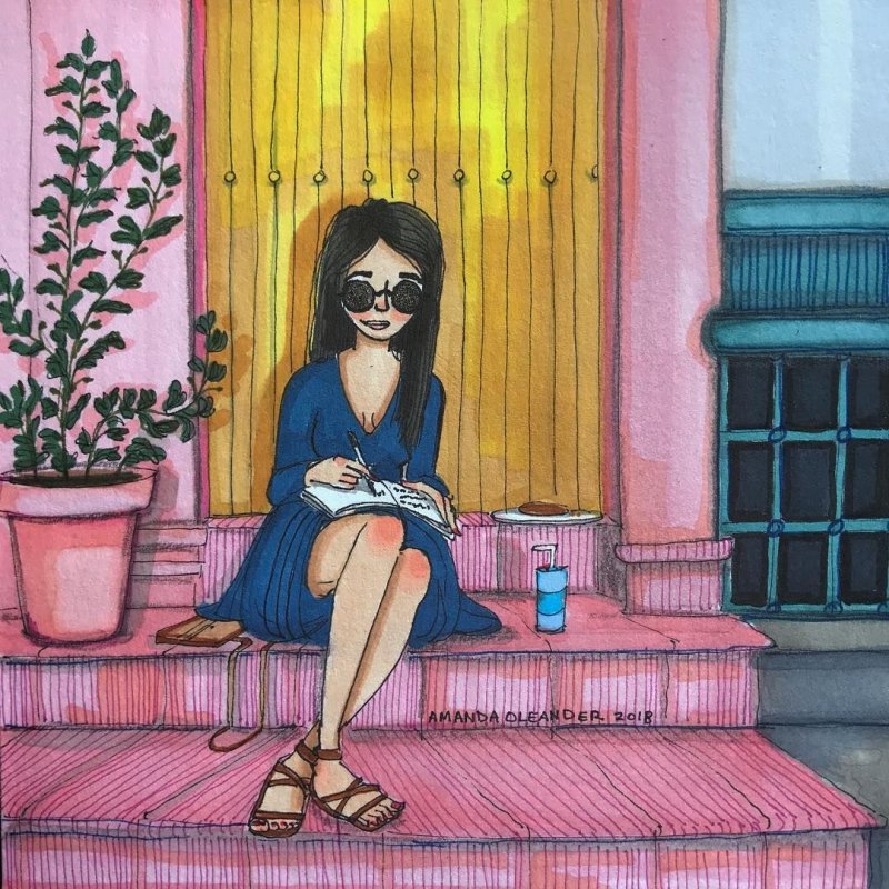 Amanda Oleander рисунки