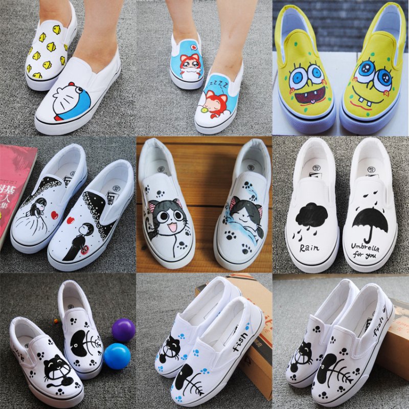 Разрисованные кеды