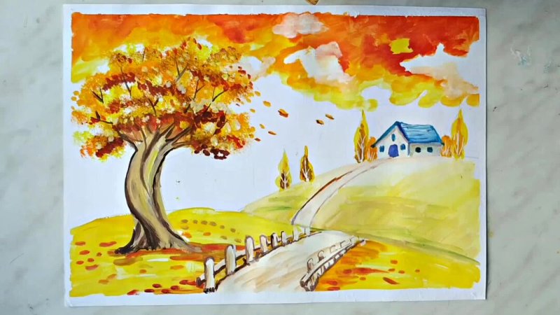 Рисунок осень