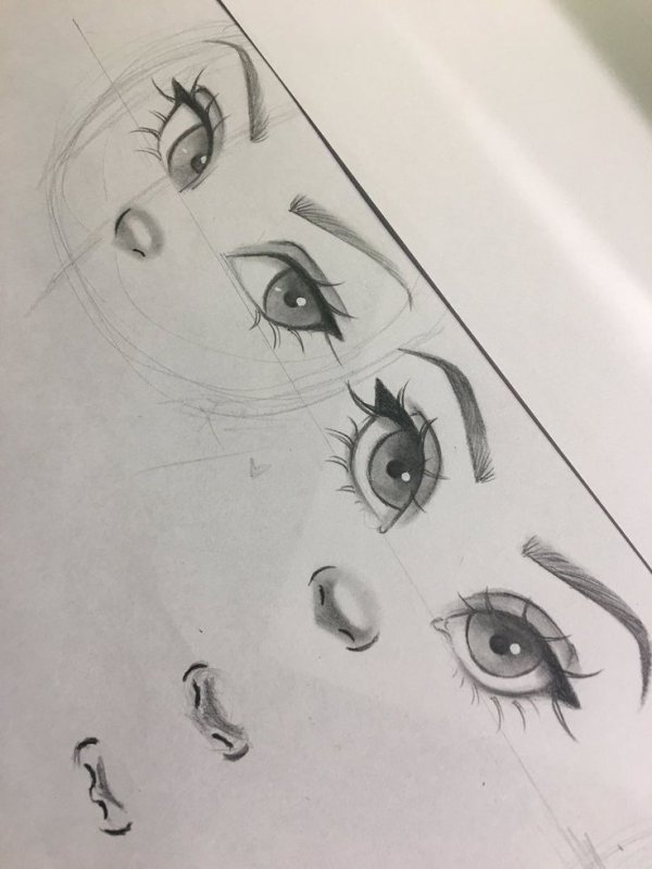 рисунки глаз