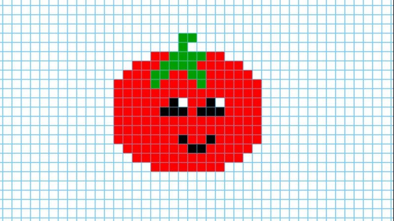 Рисунки по клеткам маленькие