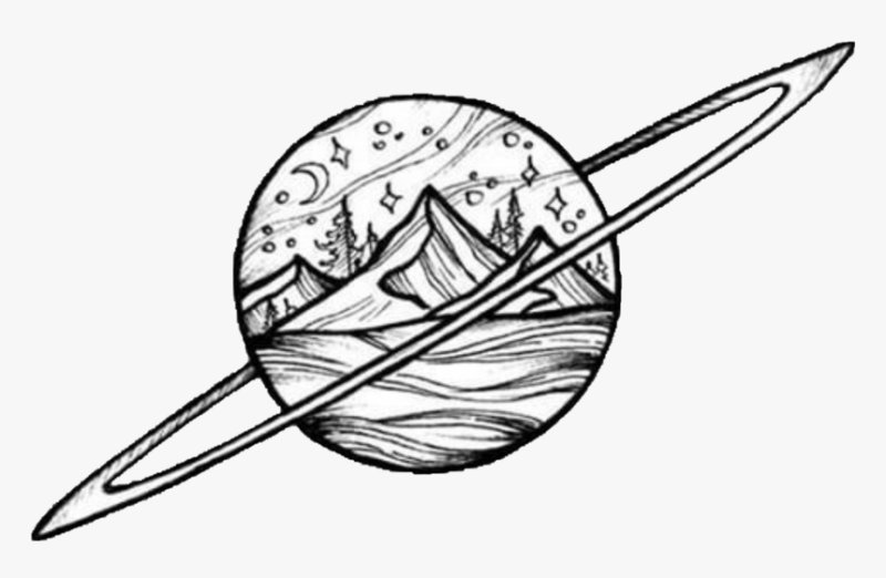Рисунки планет карандашом
