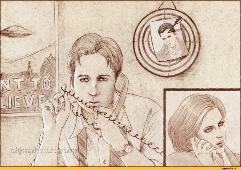 Секретные материалы рисунки