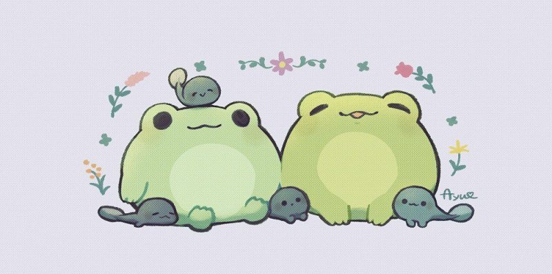 Ayunoko Frog Пинтерест