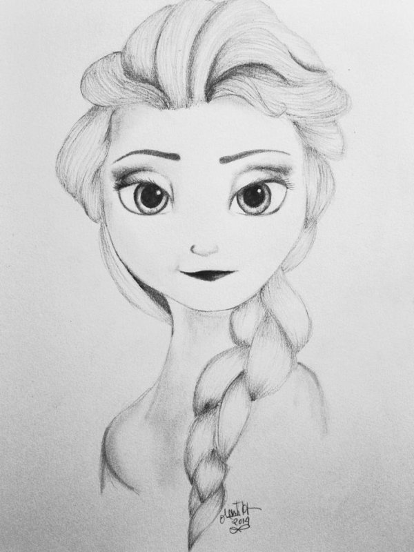 Эльза рисунок