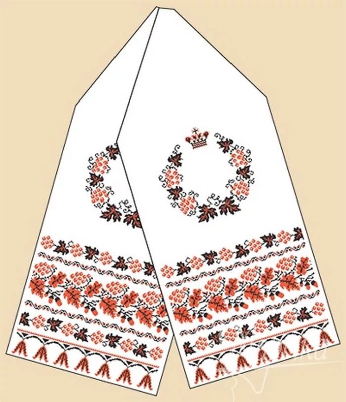 Нарисовать рушник