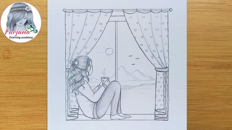 Рисунки на окнах