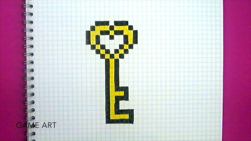 Рисунки по клеточкам маленькие