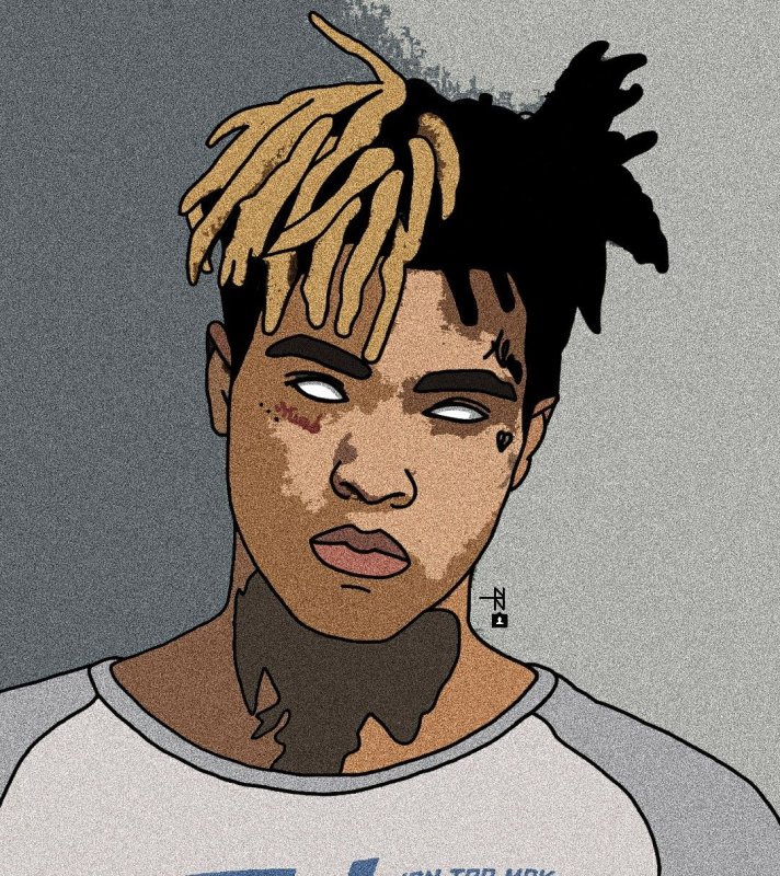 XXXTENTACION рисунок