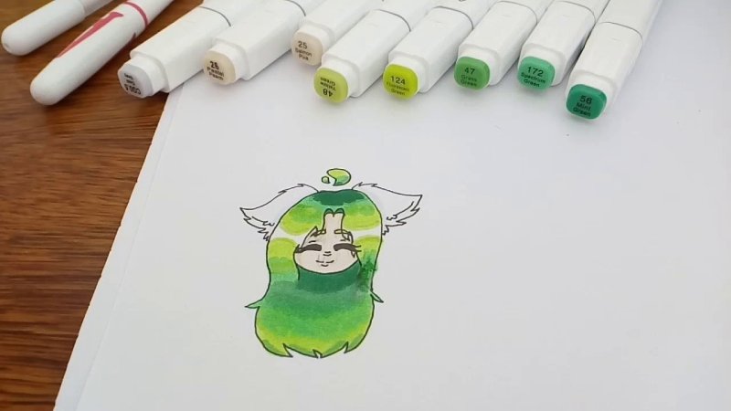 Рисунки маркерами