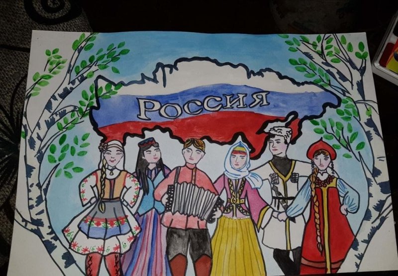 Рисунок на тему культура России