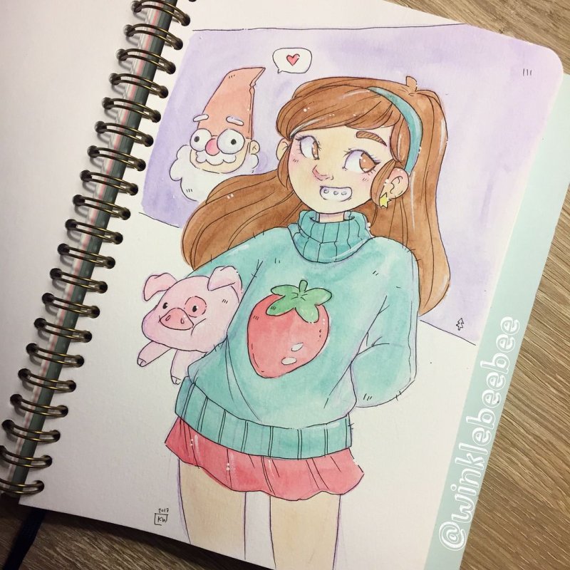 Гравити Фолз стектчбуки