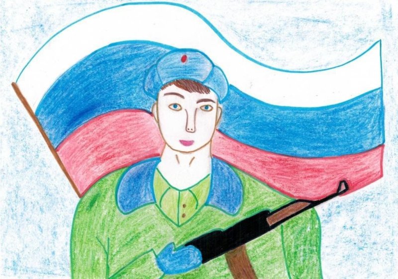 Рисунок солдату