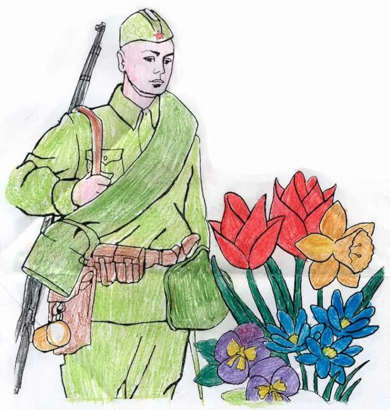 Рисунки на военную тему