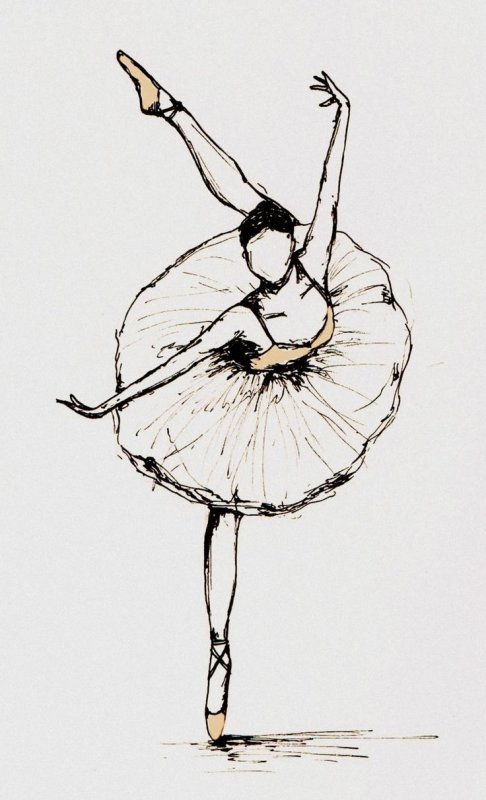 Балерина эскиз
