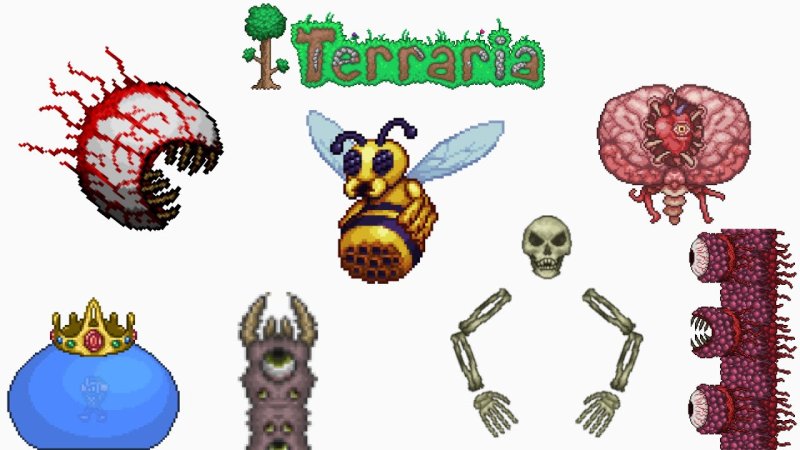 Боссы из Terraria