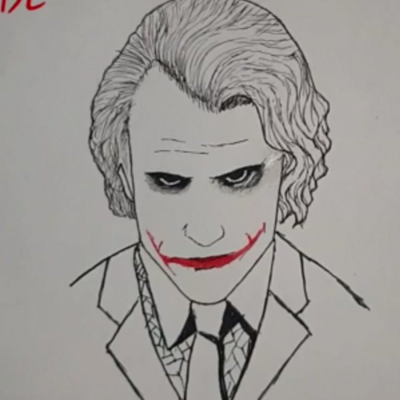 Джокер рисунок