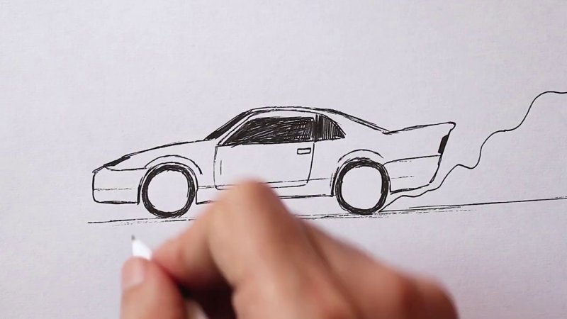 Рисунки для срисовки машины