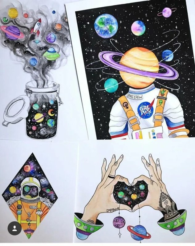 Космос идеи для рисунка