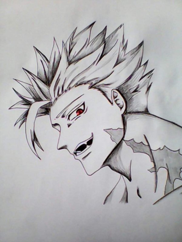 Бан семь смертных грехов карандашом