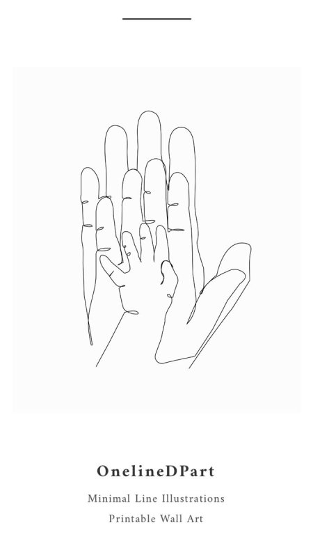 Family hands