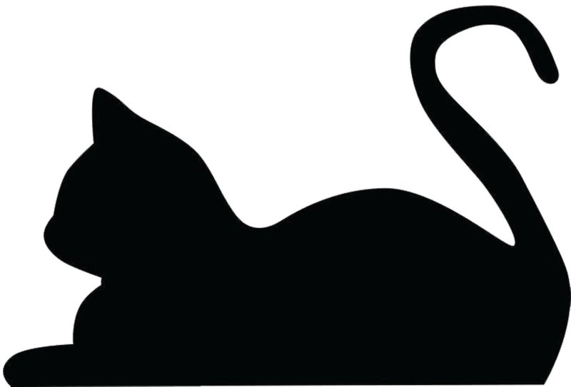 Силуэт кота
