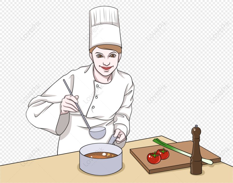Рисунок мама повар