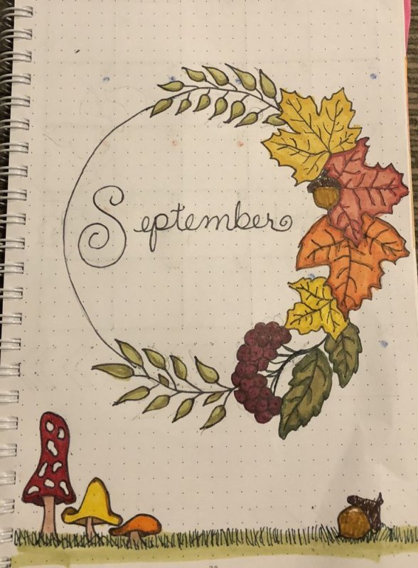Bullet Journal сентябрь