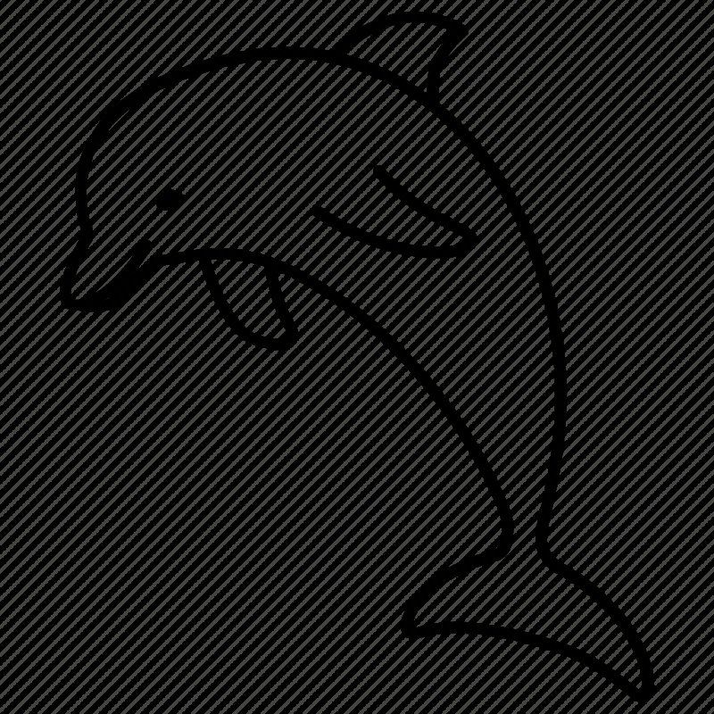 Дельфин рисунок