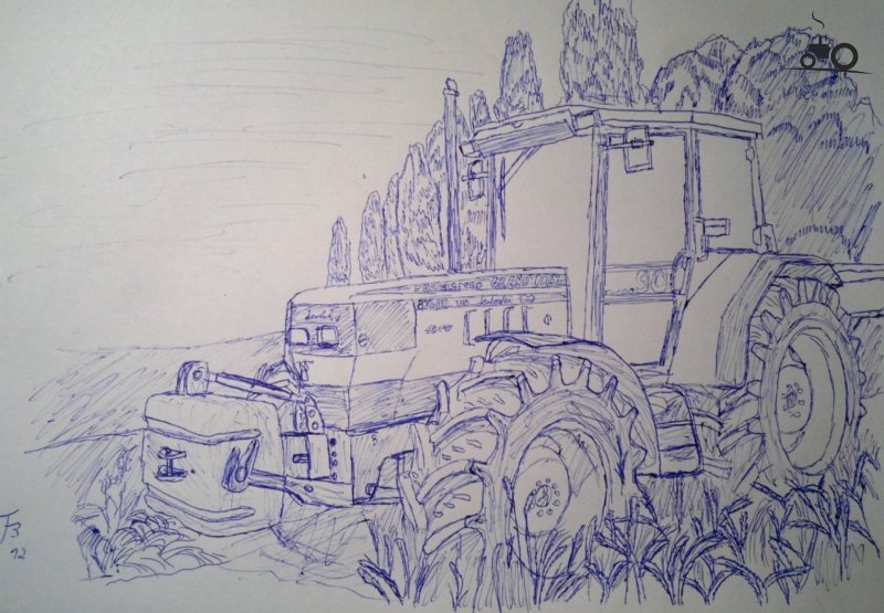 МТЗ 82 карандашом