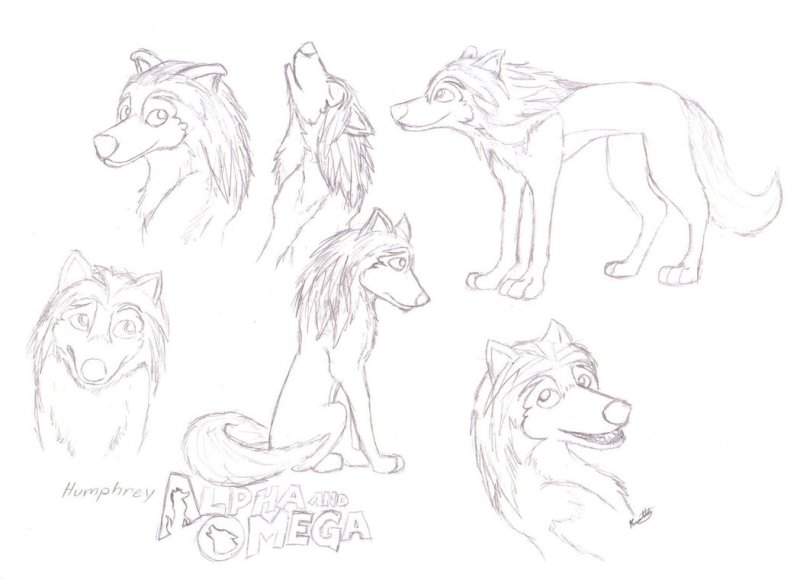 Альфа и Омега Клыкастая братва раскраска