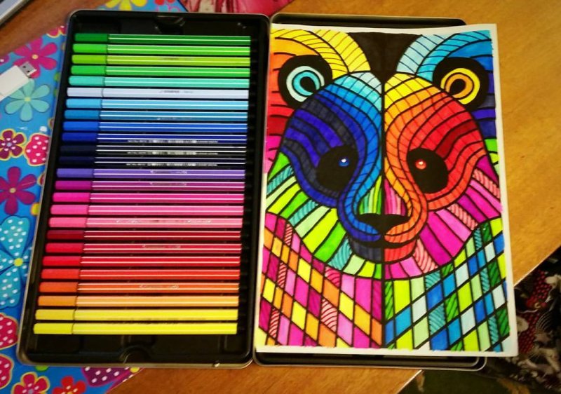 фломастеры для рисования