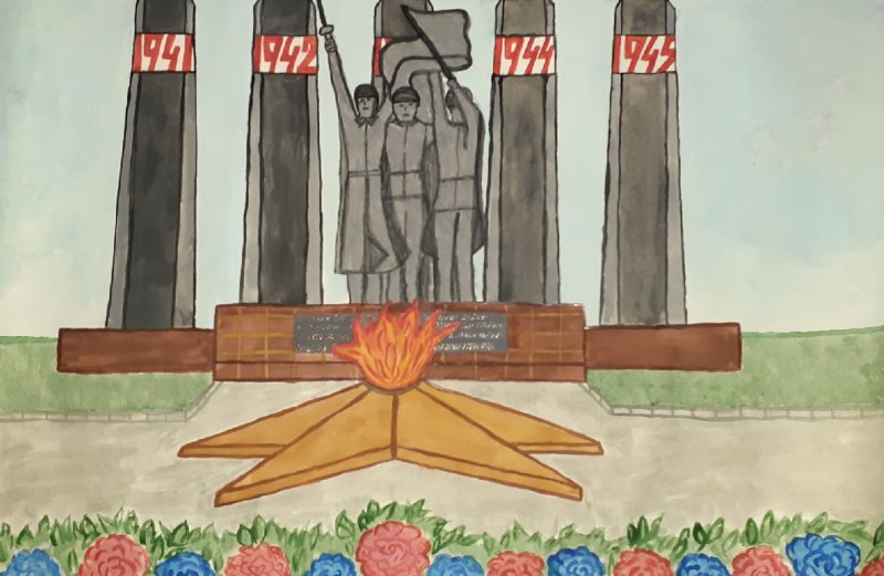 Парк Победы рисунок