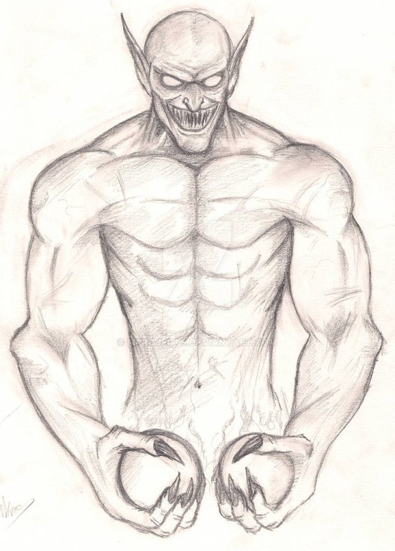 Гоблин карандашом