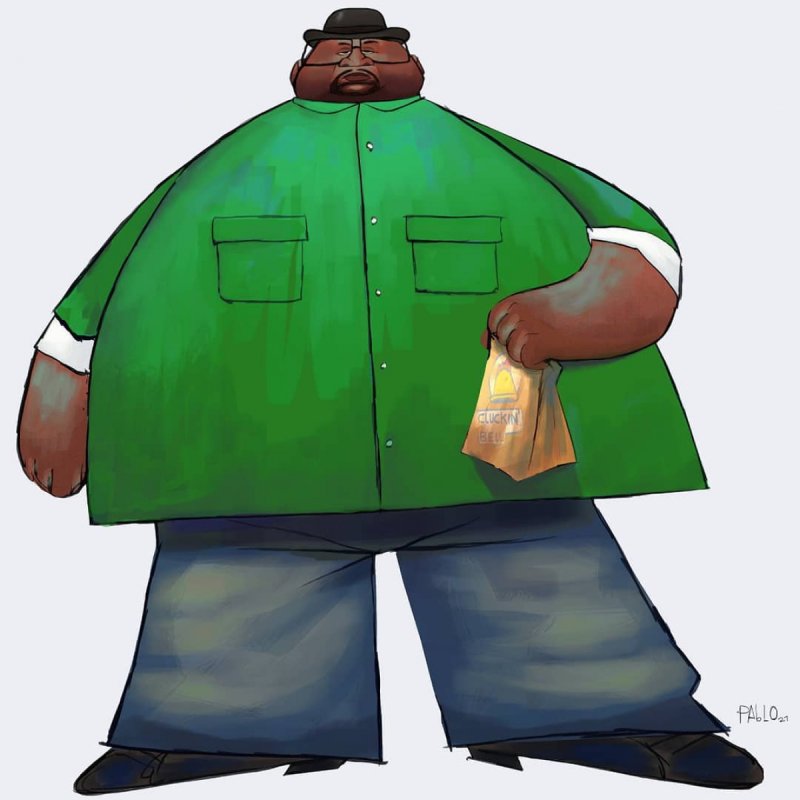 Биг Смоук рисунок