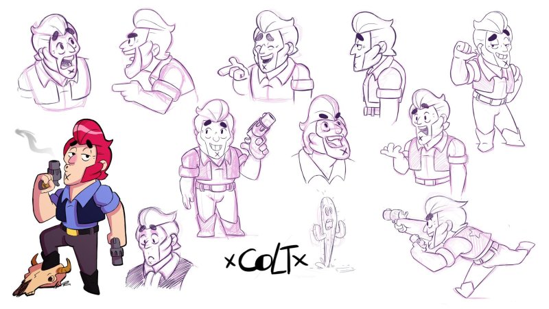 Brawl Stars Шелли и Кольт