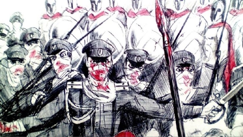 Атака мертвецов Осовец арт