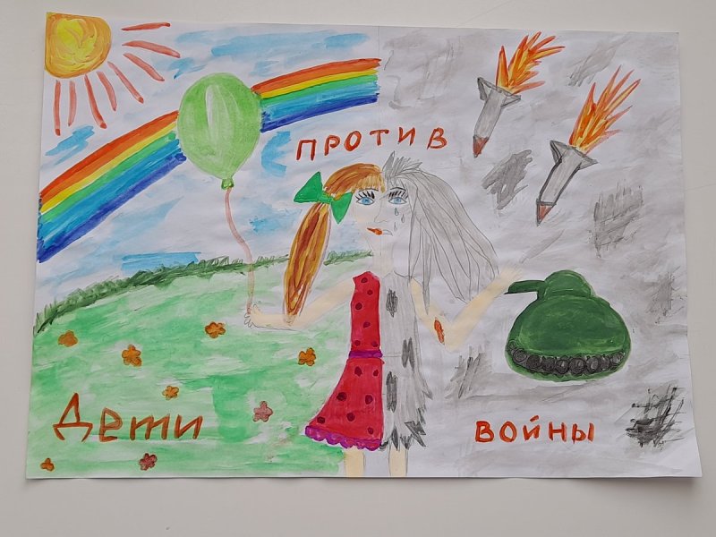 Рисунки на Донбасс детские