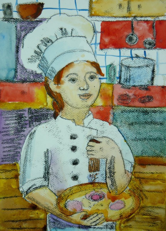 Рисование повар