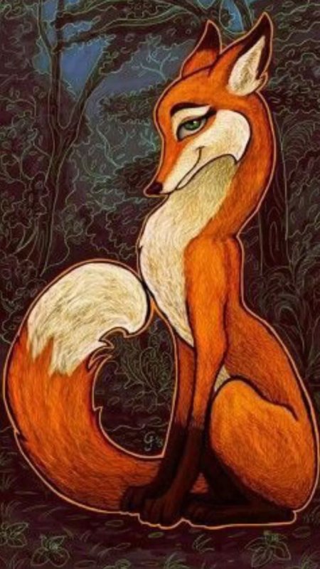 Мультяшные лисы