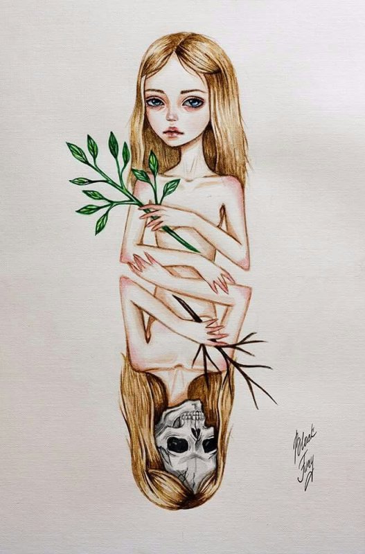 Рисунки для скетчбука девушки