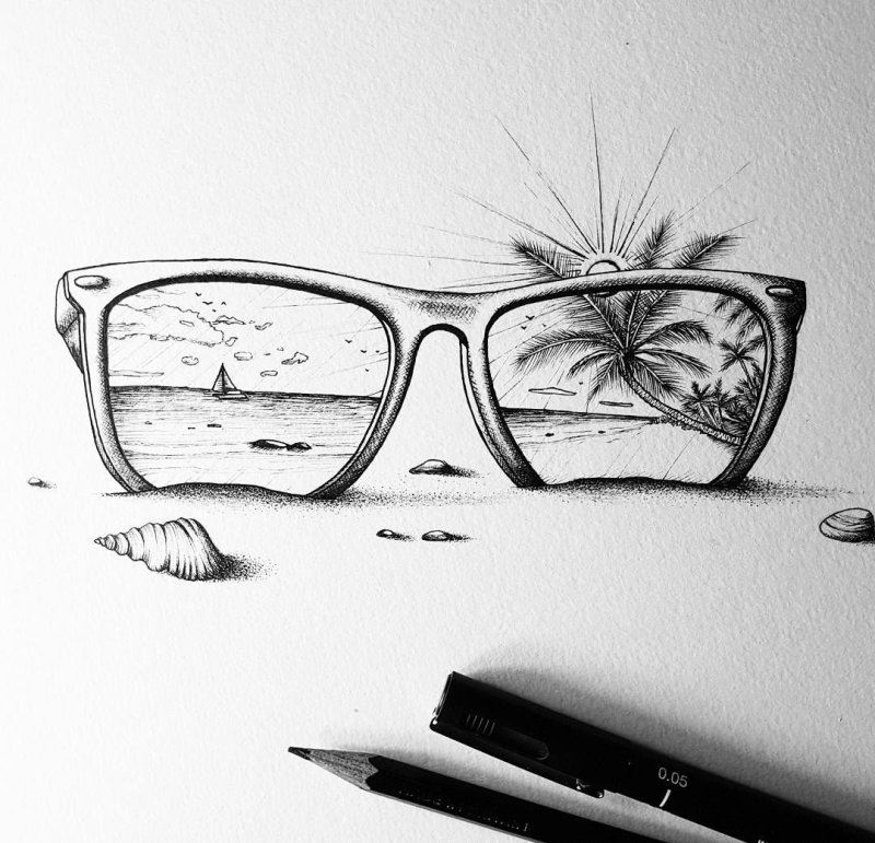 Рисунки для срисовывания карандашом