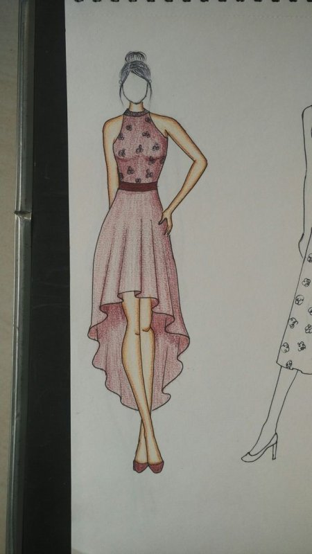 Эскиз современной одежды